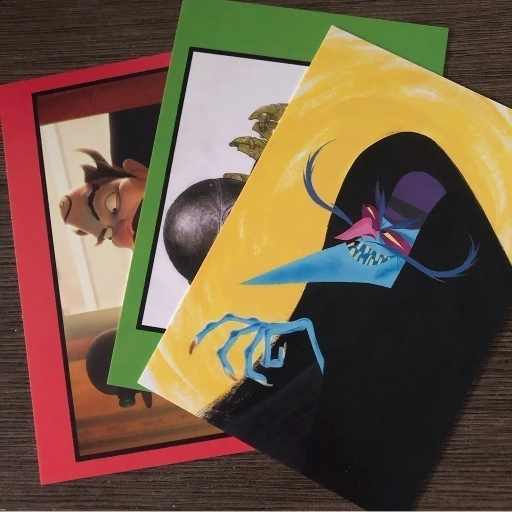 Disney Villains Postcards: Meet the Robinsons 3 pack.